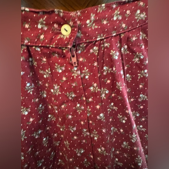 Vintage Calico Dirndl Apron Gunne Sax Floral Midi Skirt 13 Jessica’s Gunnies - Picture 6 of 10